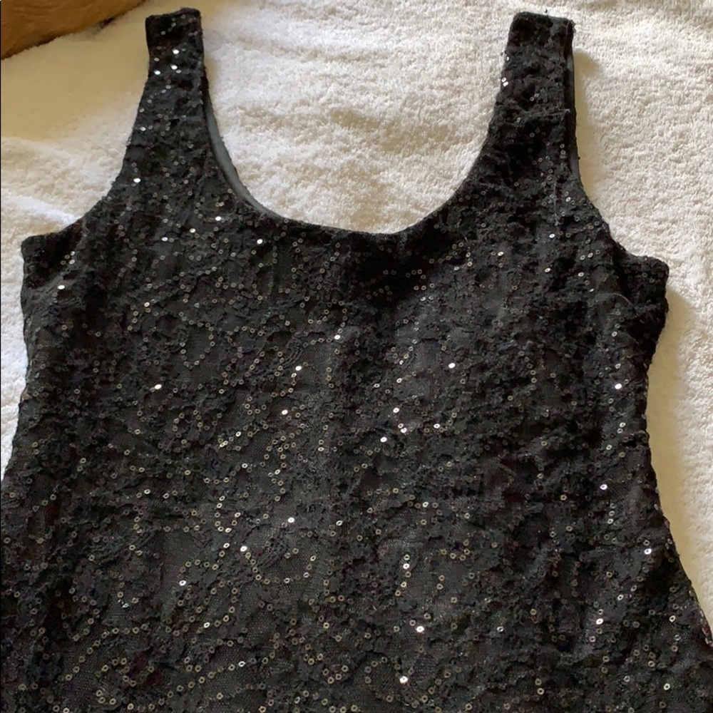 Black cocktail dress